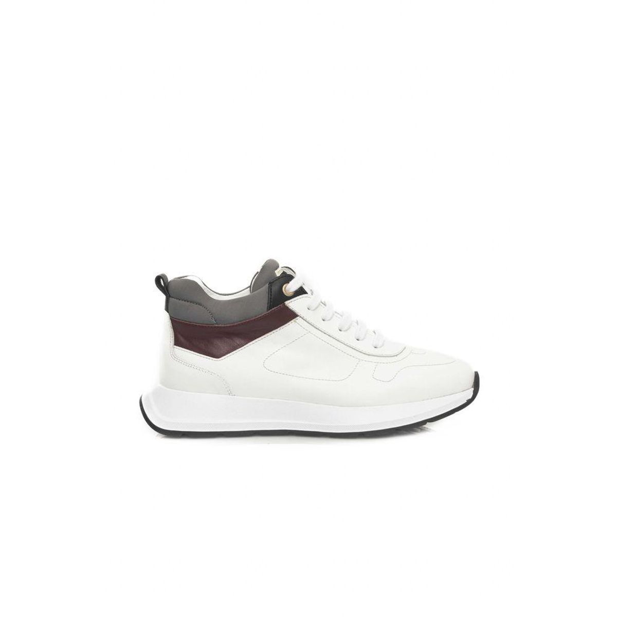 Cerruti 1881 White Leather Dame Sneakers