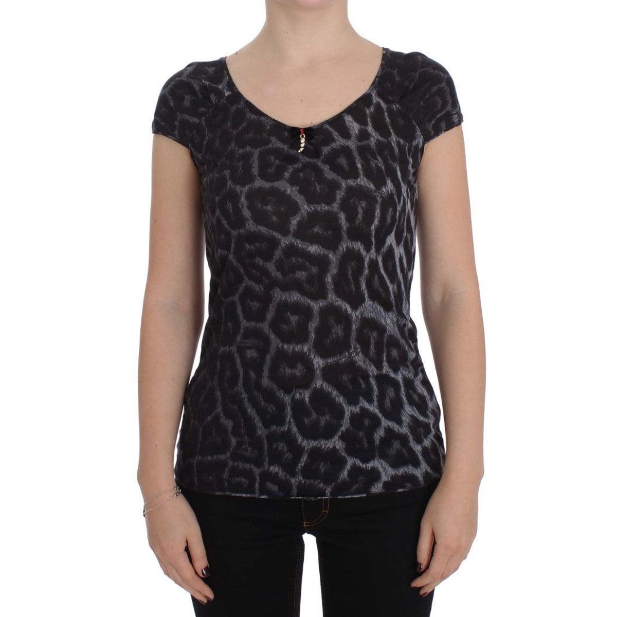 Chic Leopard Modal Top by Cavalli