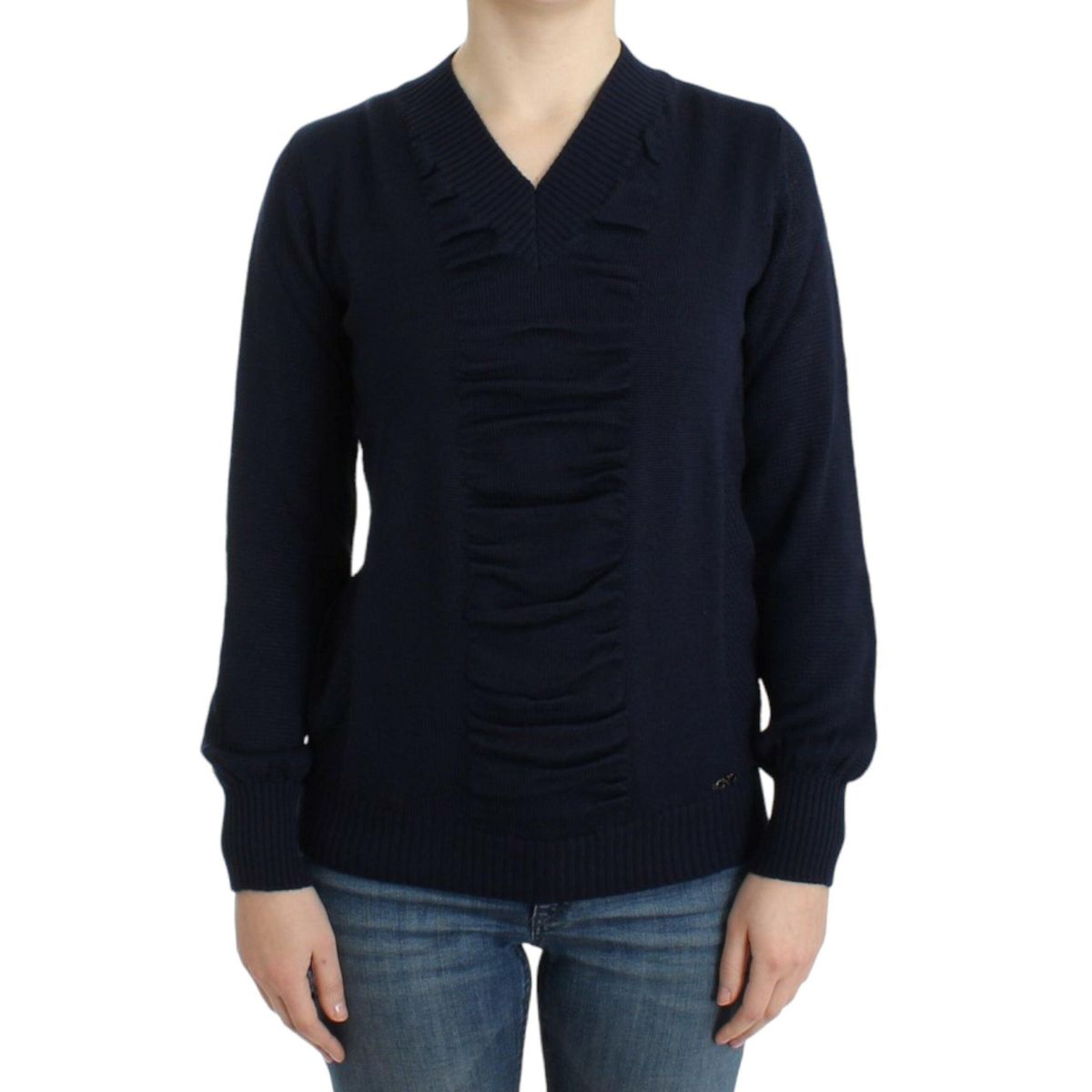 Costume National Elegant V-Neck Lightweight Sweater