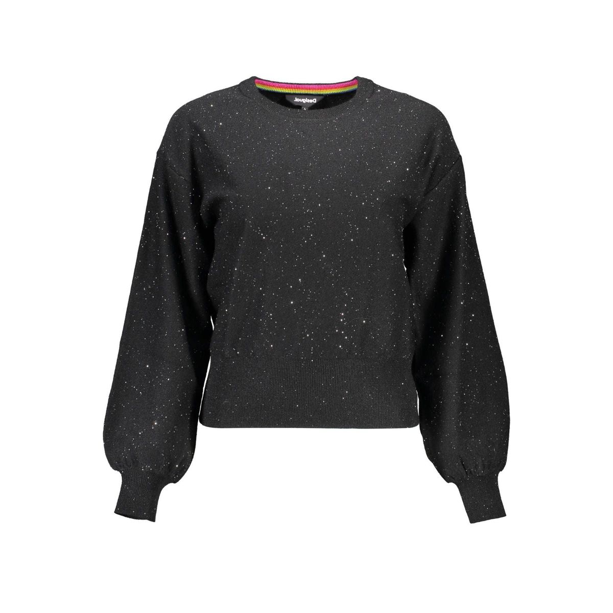 Desigual Black Polyester Dame Sweater