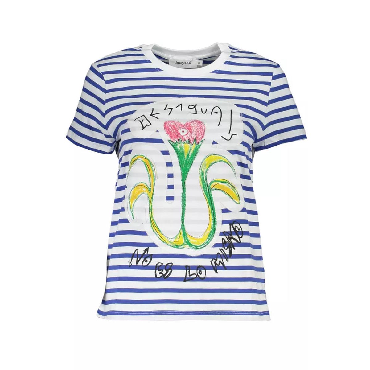 Desigual Blue Cotton Women T-Shirt