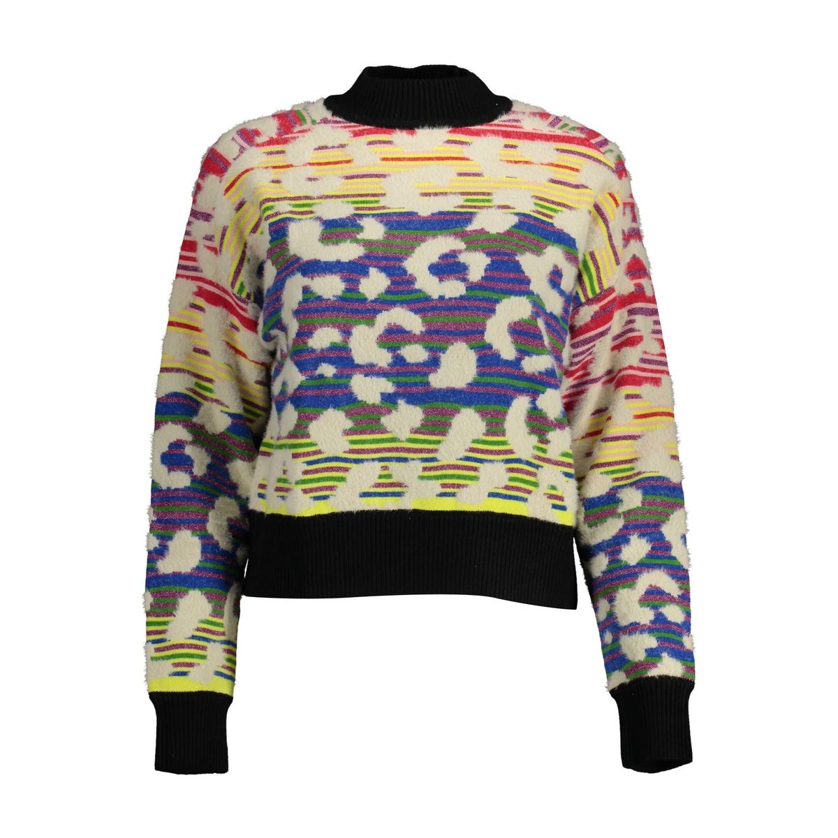 Desigual Blue Polyamide Women Sweater