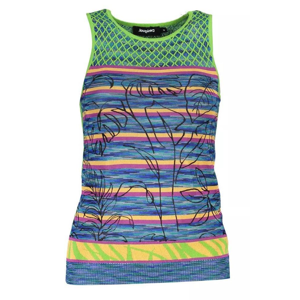 Desigual Green Cotton Women Top