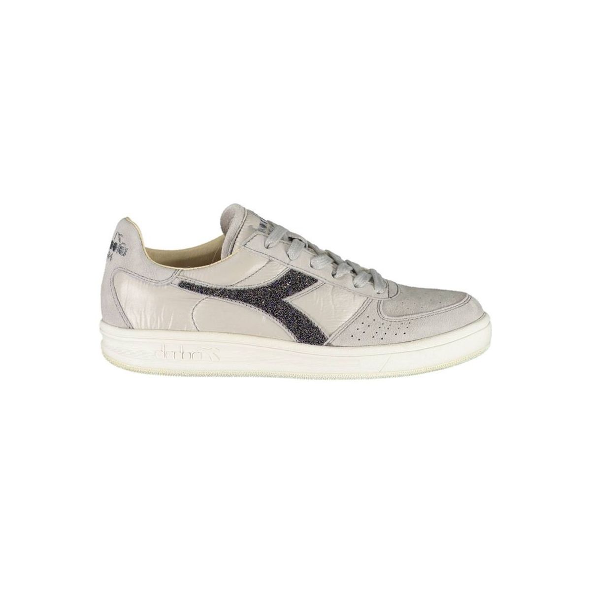 Diadora Gray Leather Women Sneaker