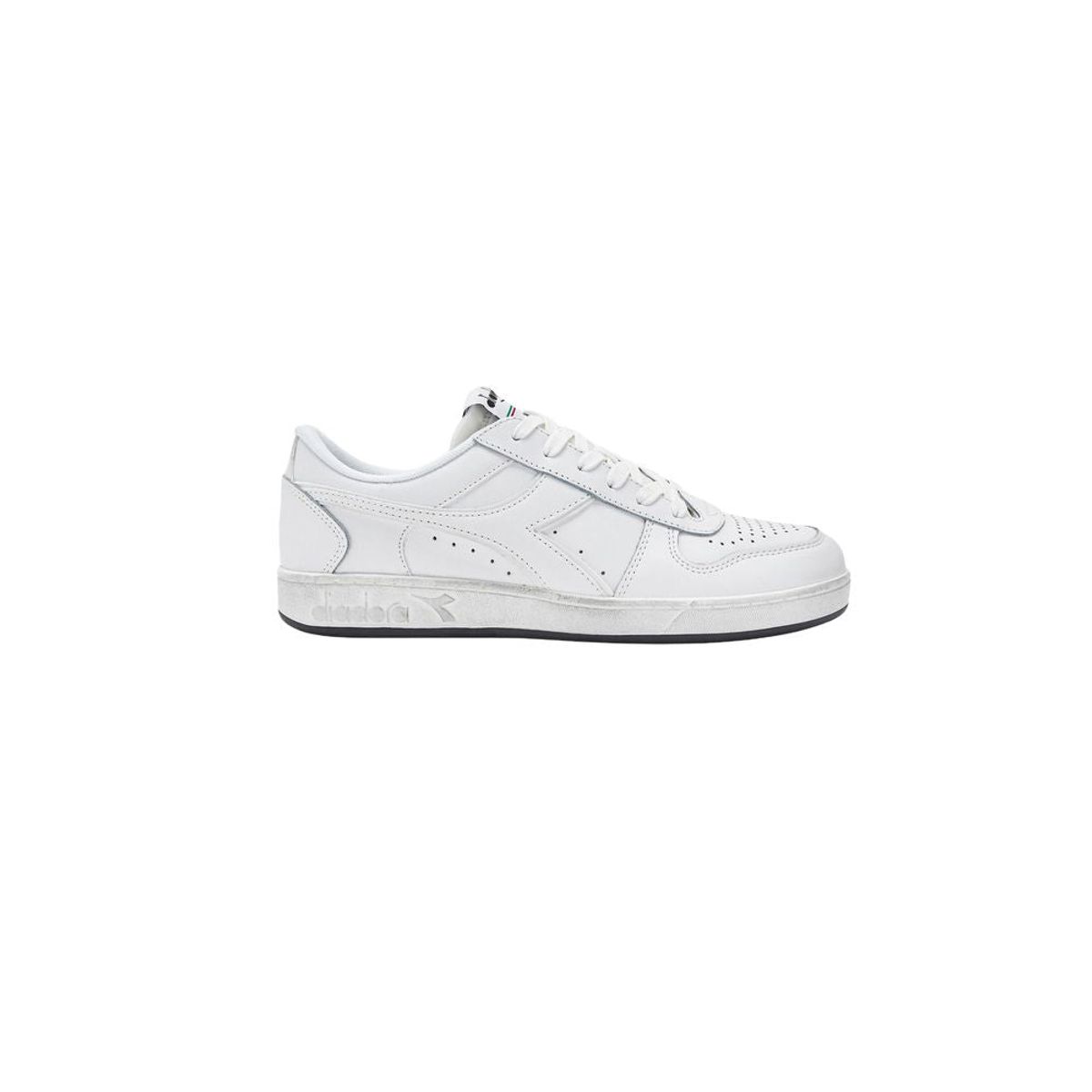 Diadora White Leather Sneakers