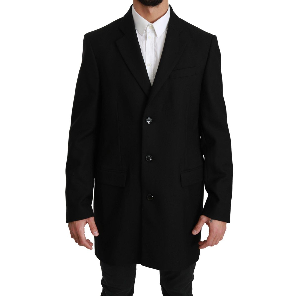 Dolce & Gabbana Elegant Black Wool Formal Blazer