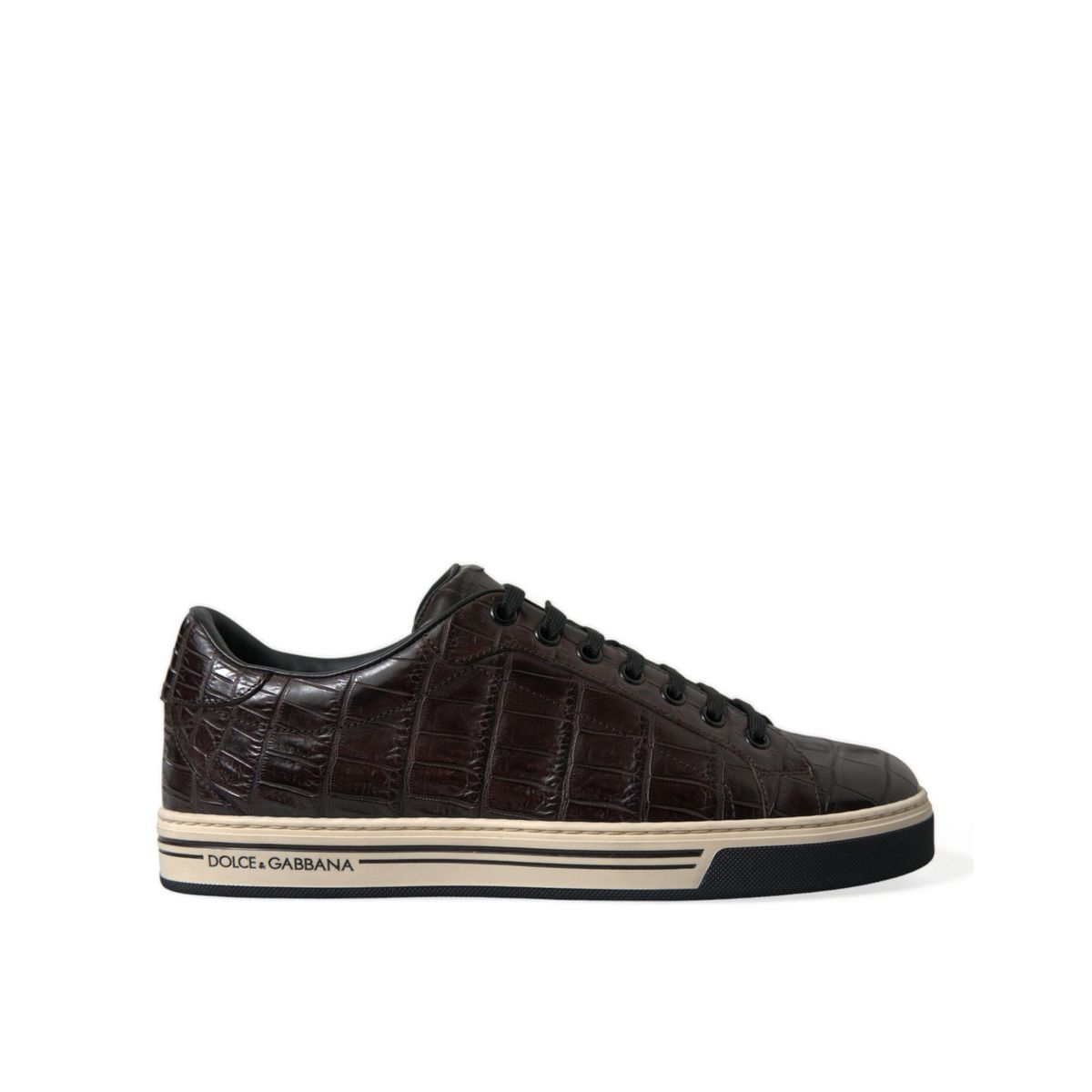 Dolce & Gabbana Elegant Exotic Leather Low-Top Sneakers