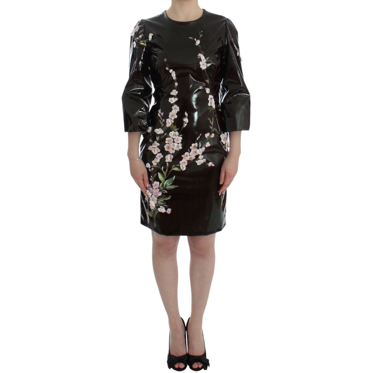 Dolce & Gabbana Elegant Floral Sheath Cocktail Dress