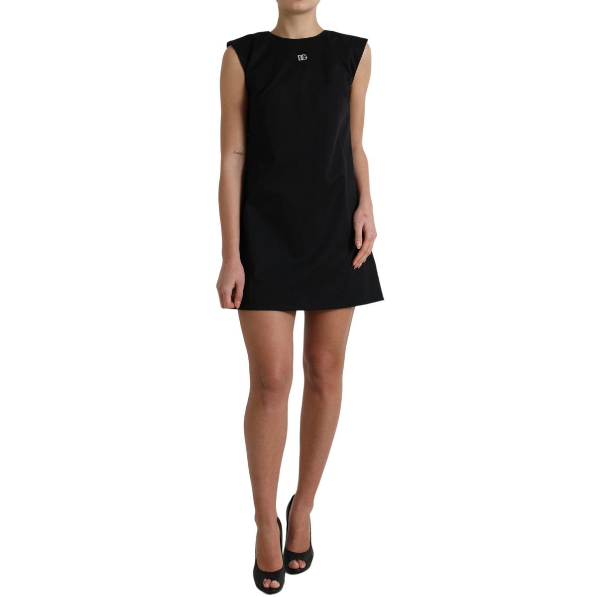 Dolce & Gabbana Elegant Sleeveless Shift Mini Dress