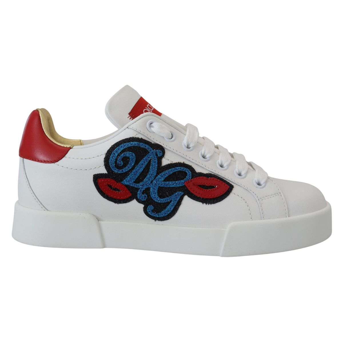 Dolce & Gabbana Hvid Portofino Logo Sneakers