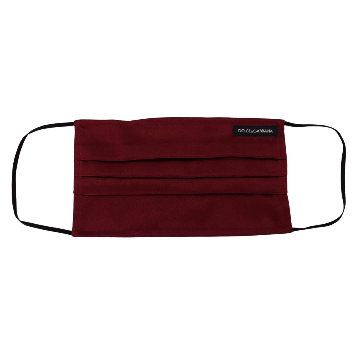 Dolce & Gabbana Maroon Silke Ansigtsmaske