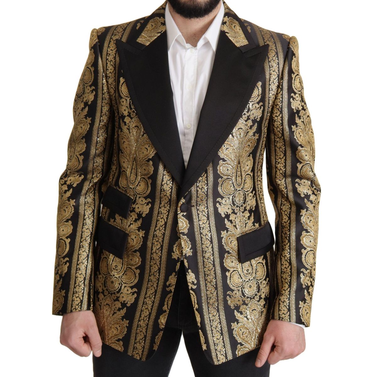 Dolce & Gabbana Sort Guld Blazer