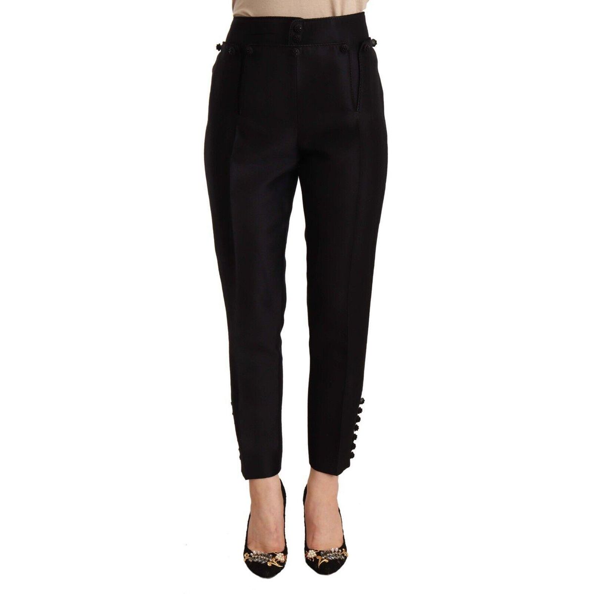 Dsquared2 Chic High-Waist Cropped Trousers