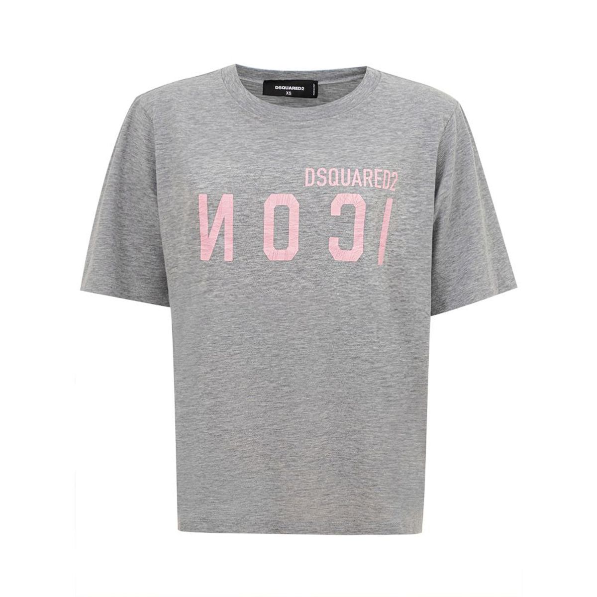 Dsquared ² Elegant Gray Cotton Top for Women