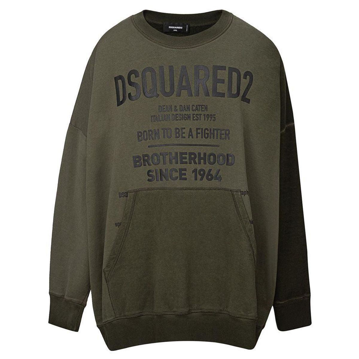 Dsquared2 Green Cotton Sweater