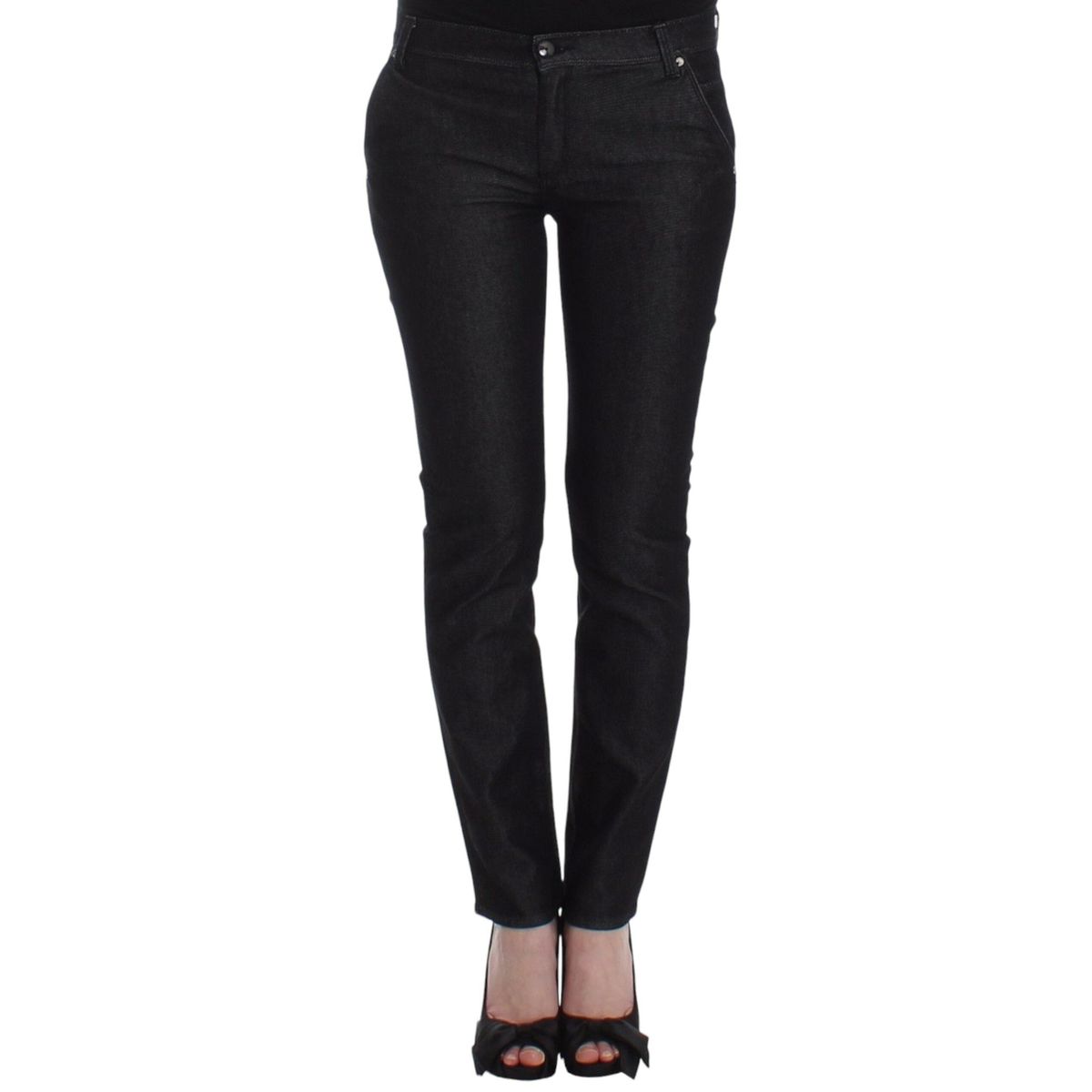 Ermanno Scervino Chic Black Skinny Jeans - Elegant & Slim Fit