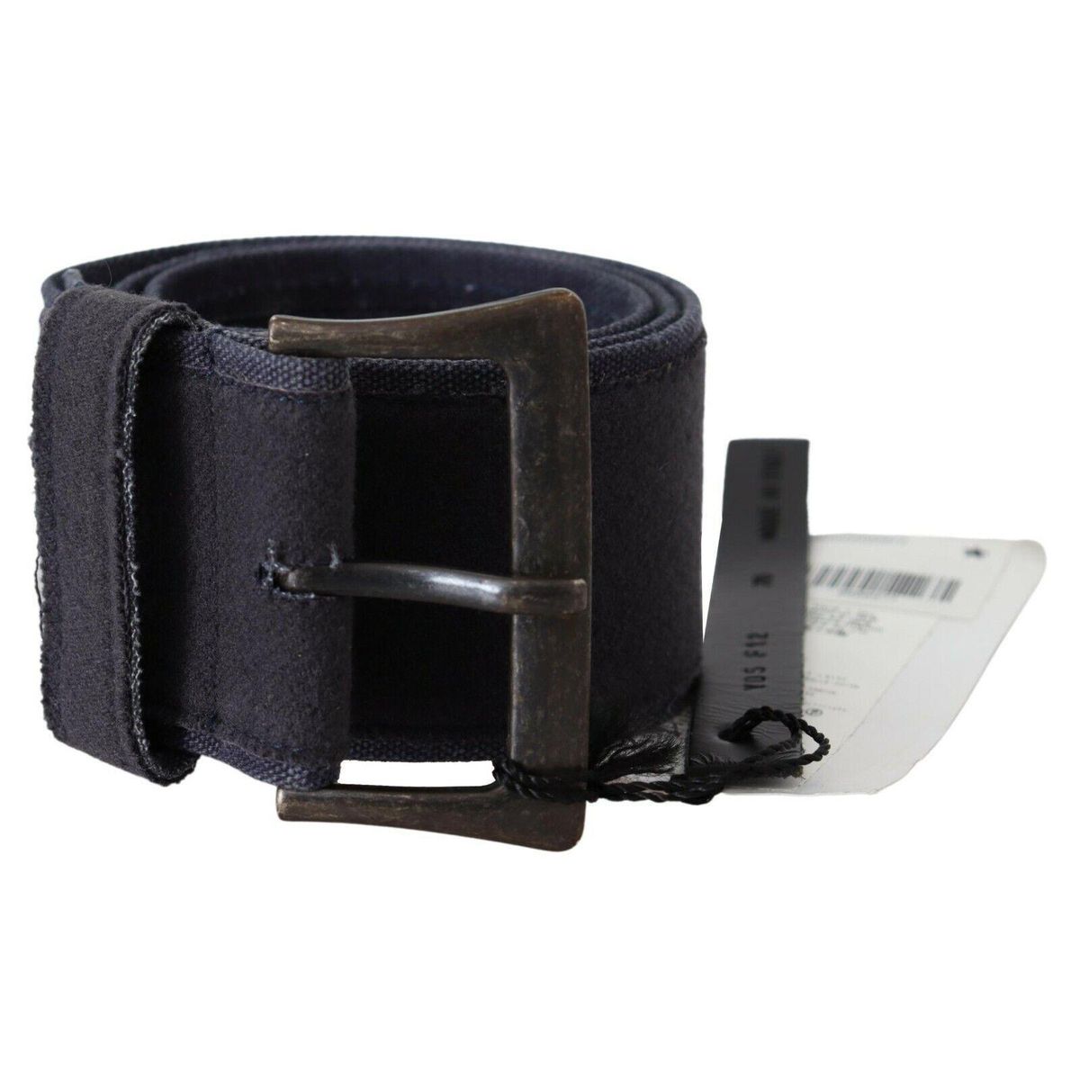 Ermanno Scervino Elegant Navy Blue Leather Waist Belt