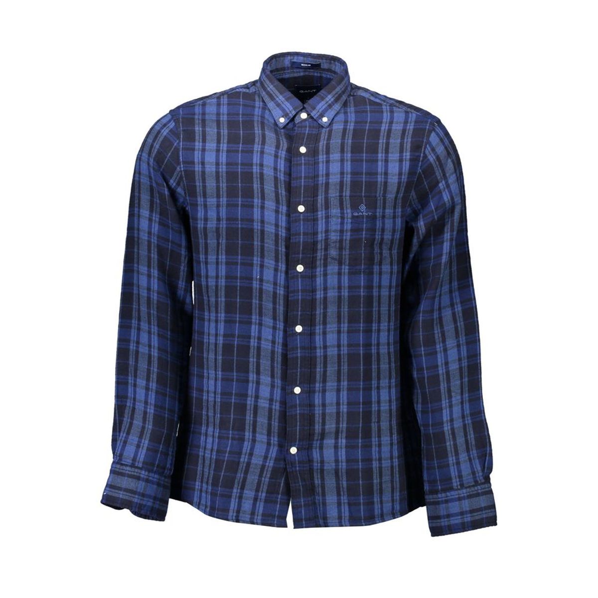 Gant Blue Cotton Men Shirt