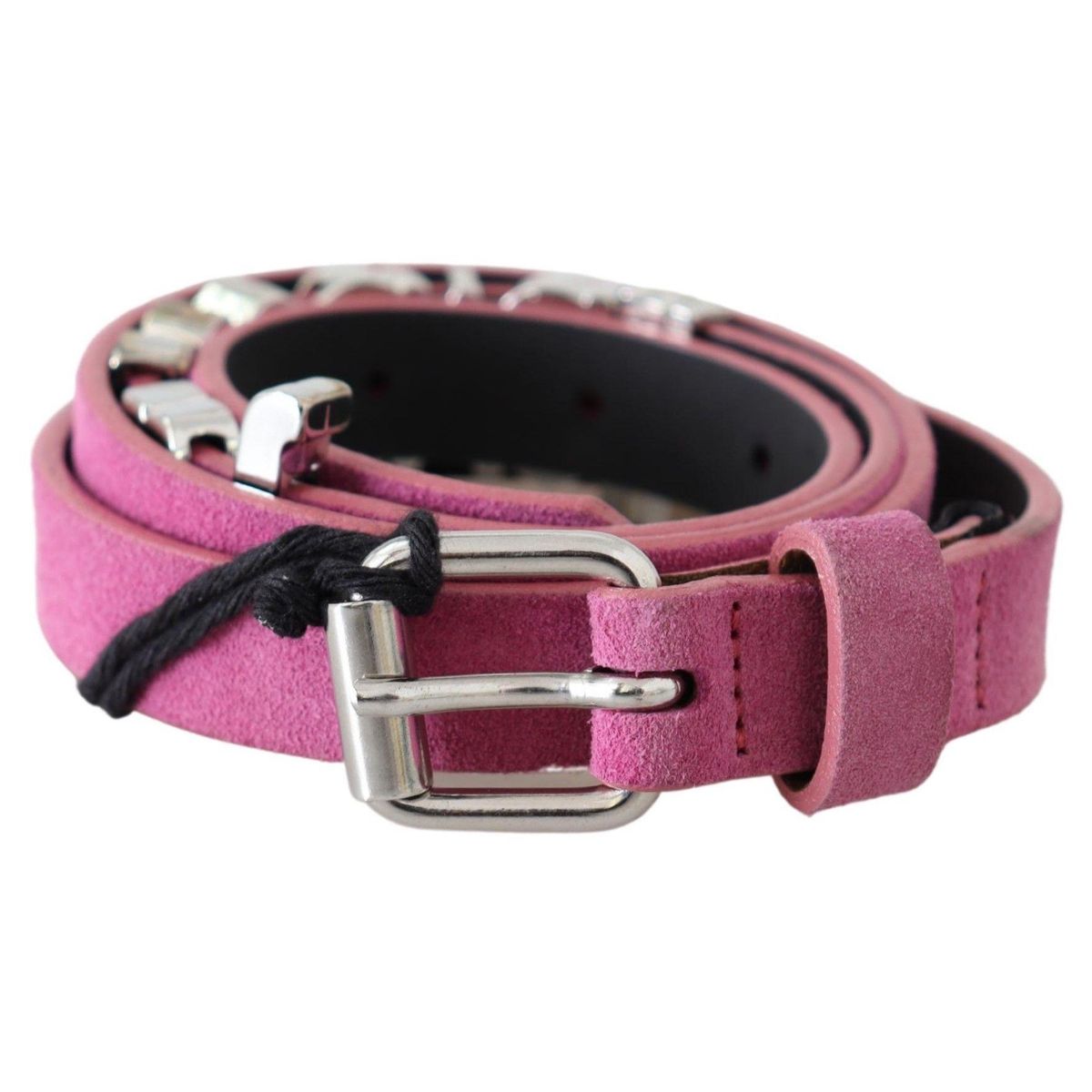 Just Cavalli Fuschia Pink Leather Waist Belt