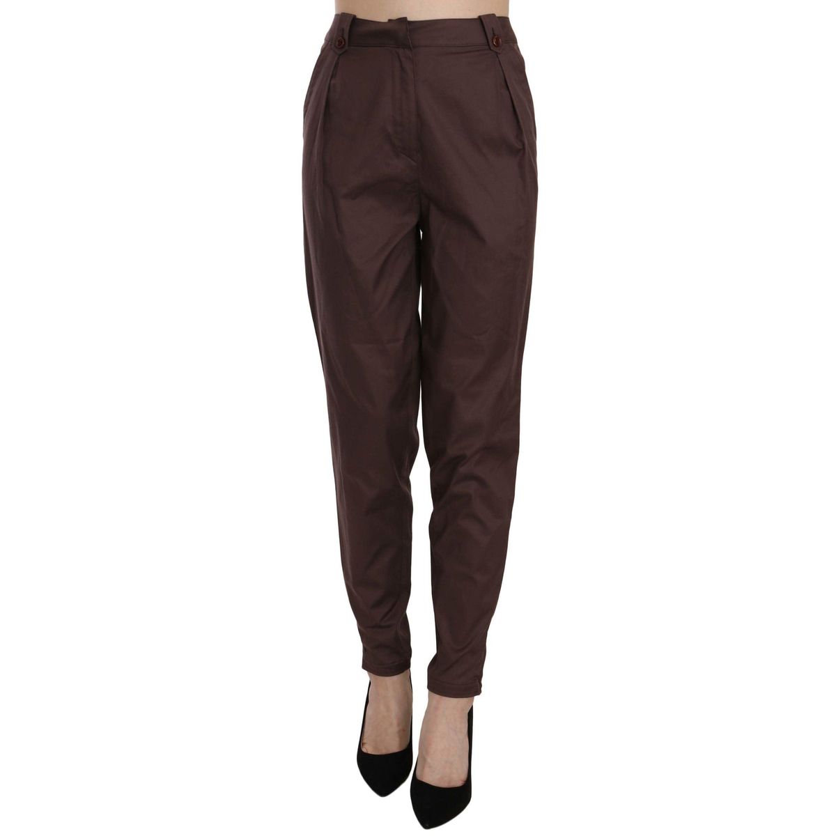 Just Cavalli High Waist Tapered Chic Formal Pants