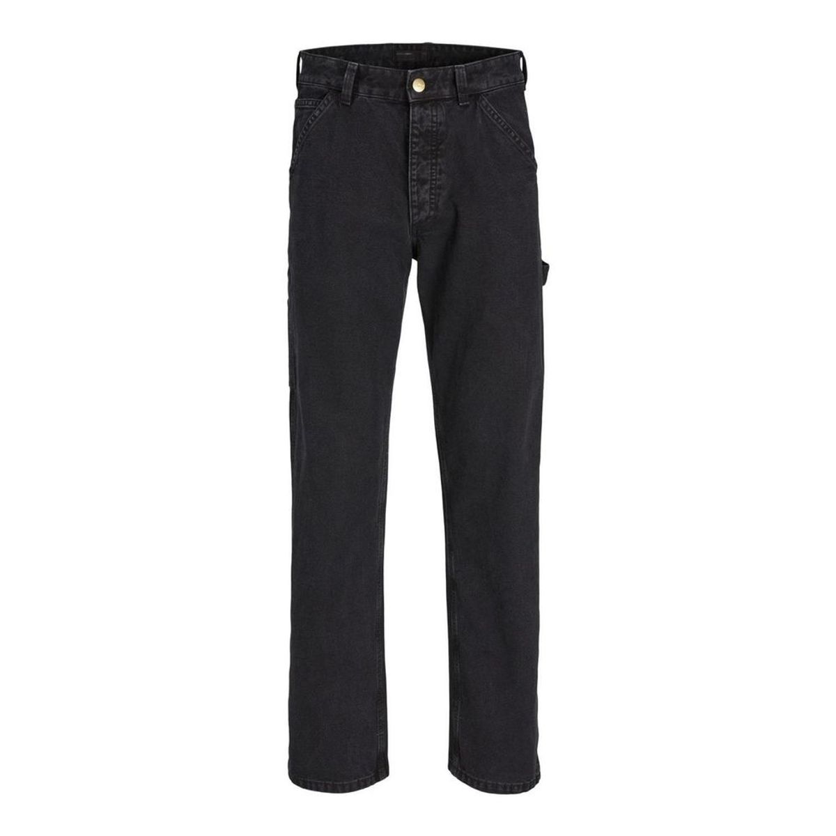 Jack Jones Black Cotton Jeans & Pant