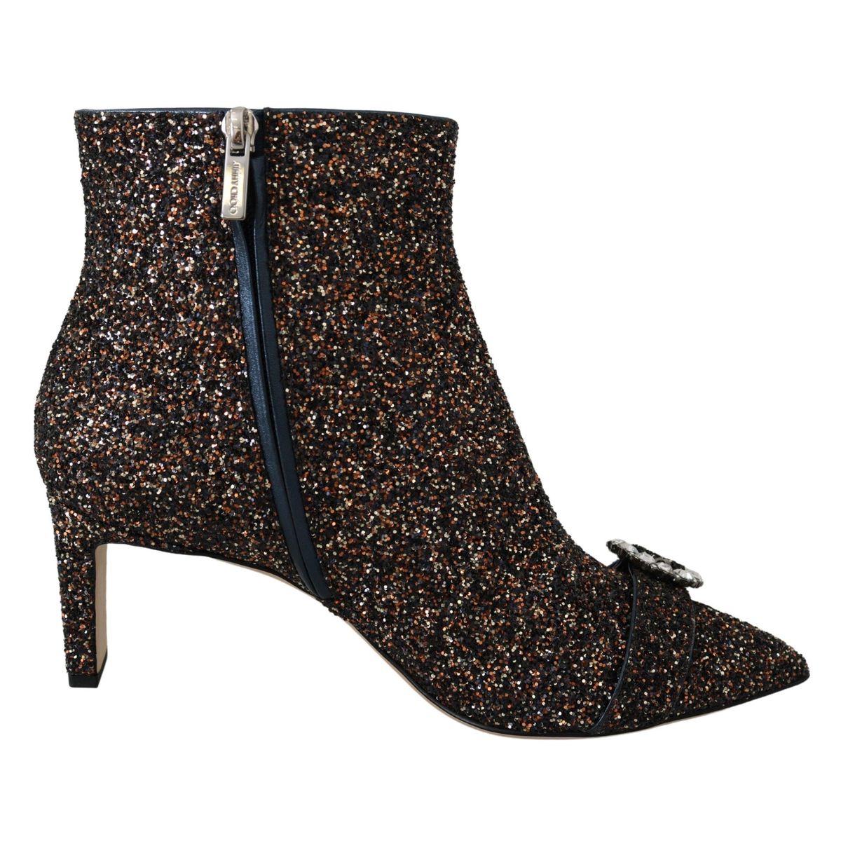 Jimmy Choo Amethyst Mix Hanover Heeled Glitter Boots