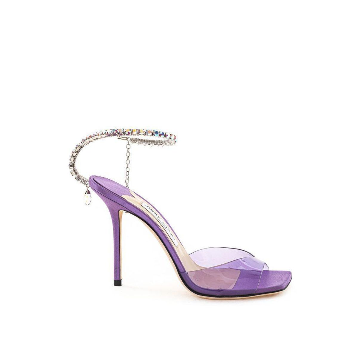 Jimmy Choo Purple Raso Sandaler