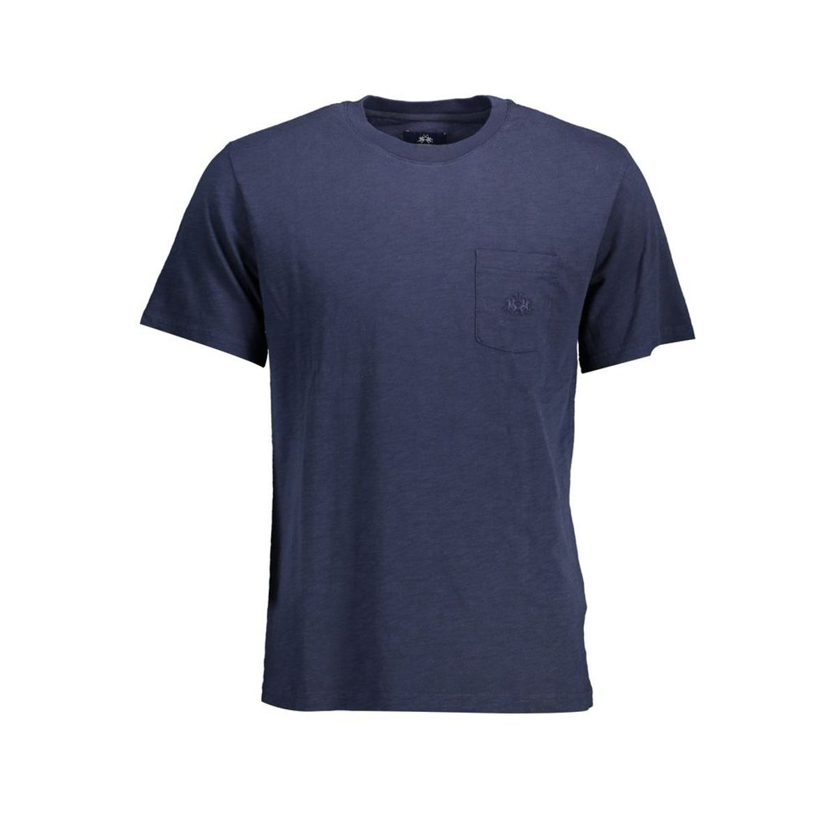 La Martina Blue Cotton Men T-Shirt