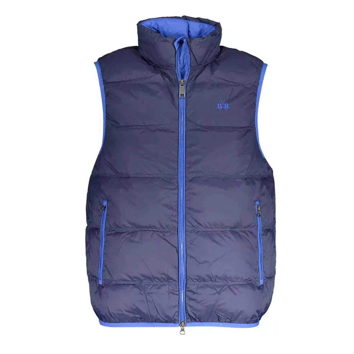 La Martina Blue Polyamide Men Jacket