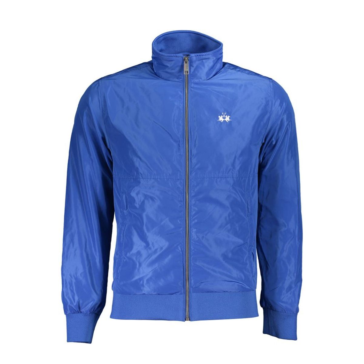 La Martina Blue Polyester Men Jacket