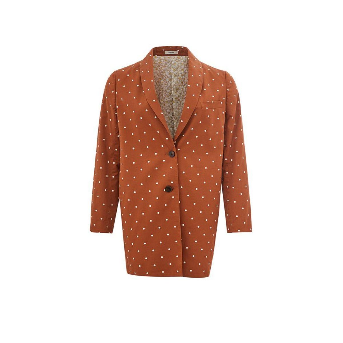 Lardini Chic Cotton Brown Jacket for the Modern Woman