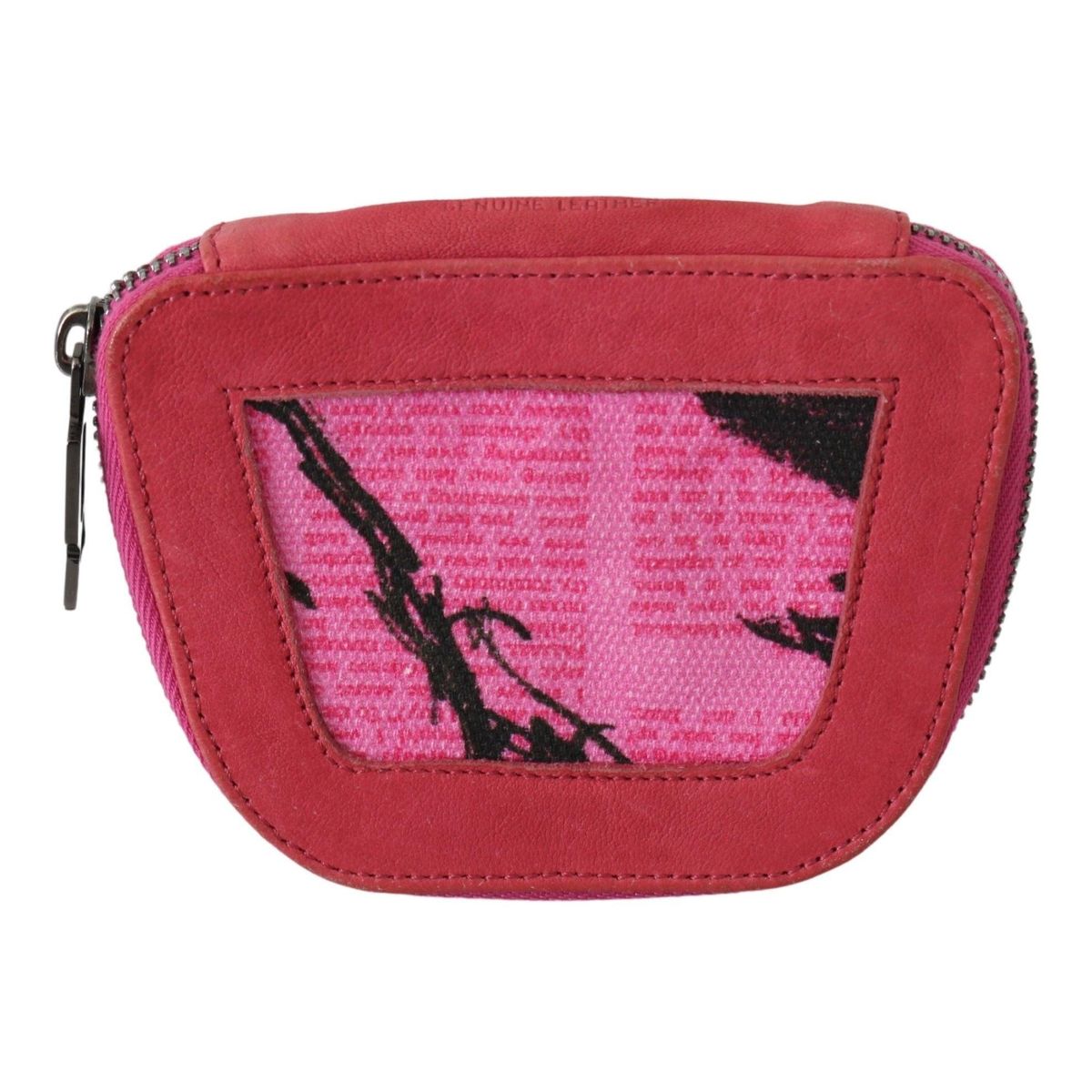 Pinko Elegant Pink Fabric Coin Wallet