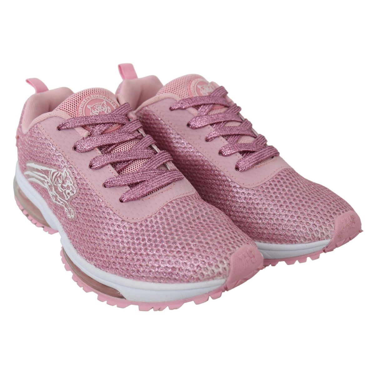 Plein Sport Chic Powder Pink High-Craft Sneakers