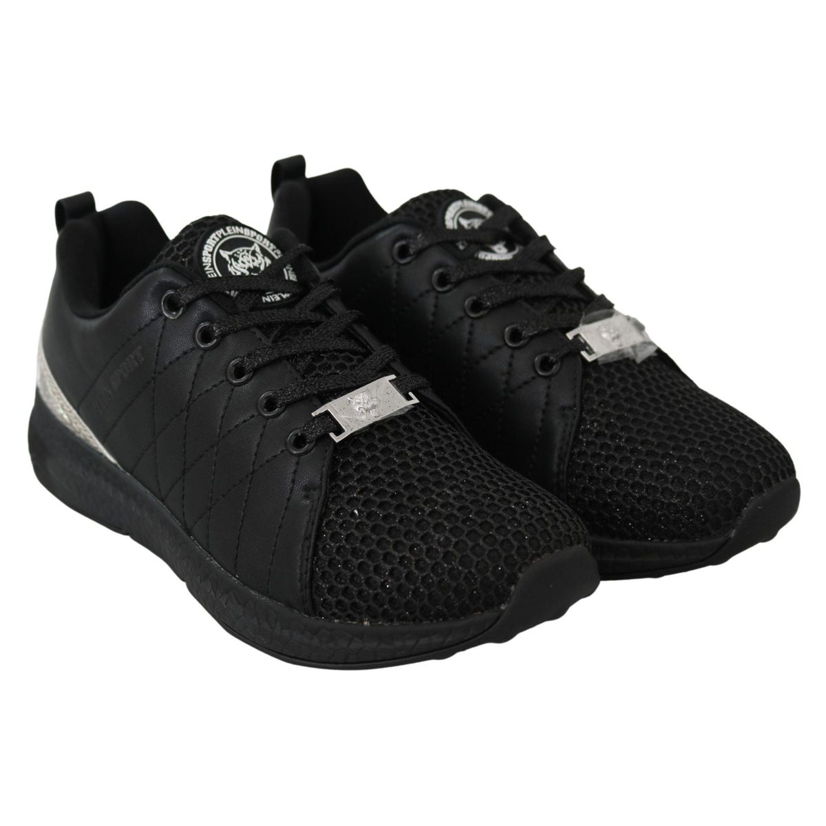 Plein Sport Exquisite Black Runner Gisella Sports Sneakers