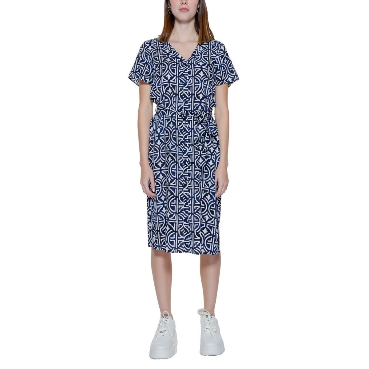 Street One Blue Viscose Dress