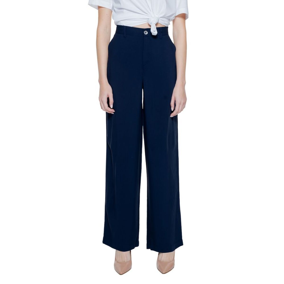 Street One Blue Viscose Jeans & Pant