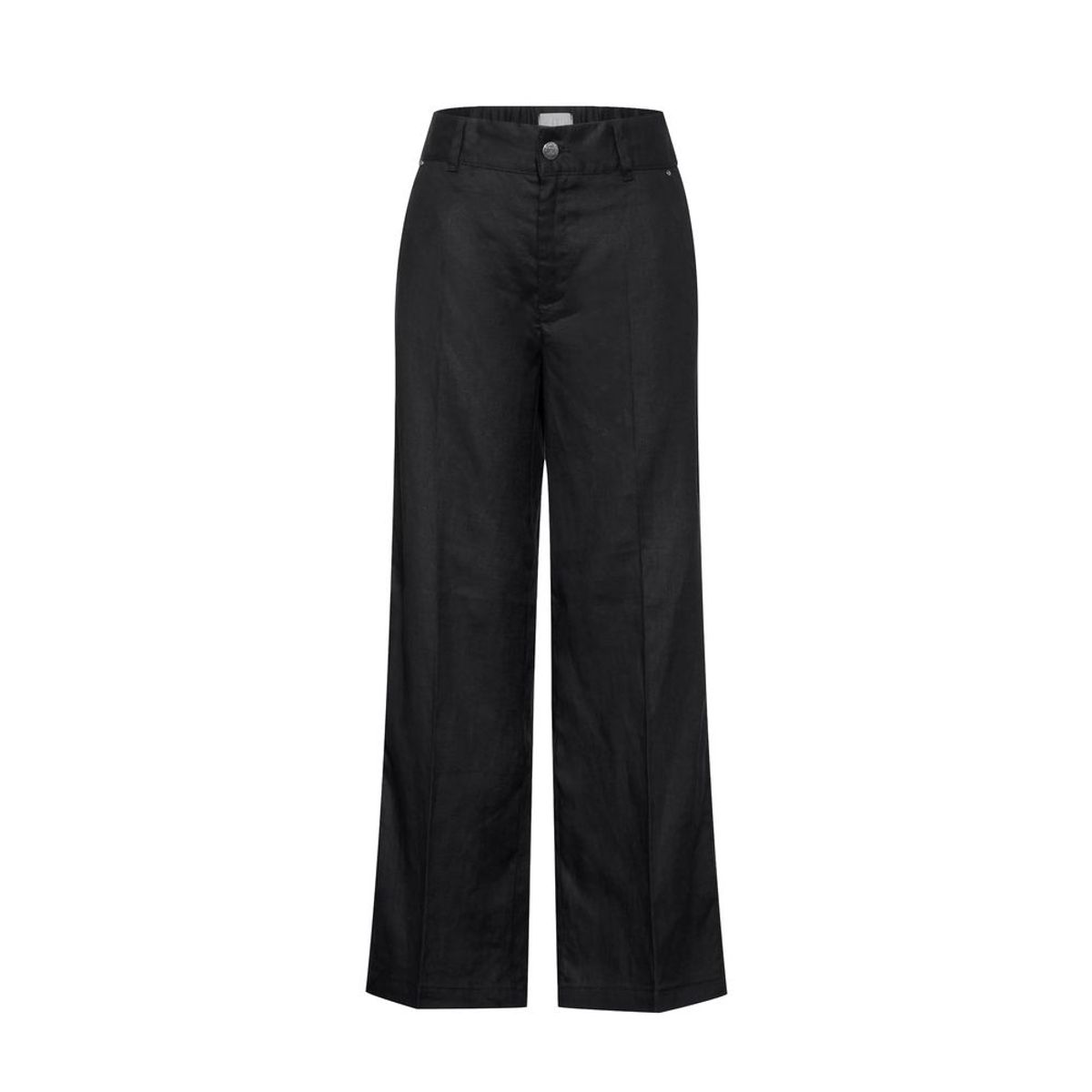 Street One Black Linen Jeans & Pant