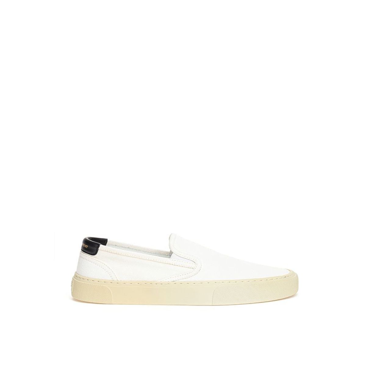 Saint Laurent White Cotton Sneakers