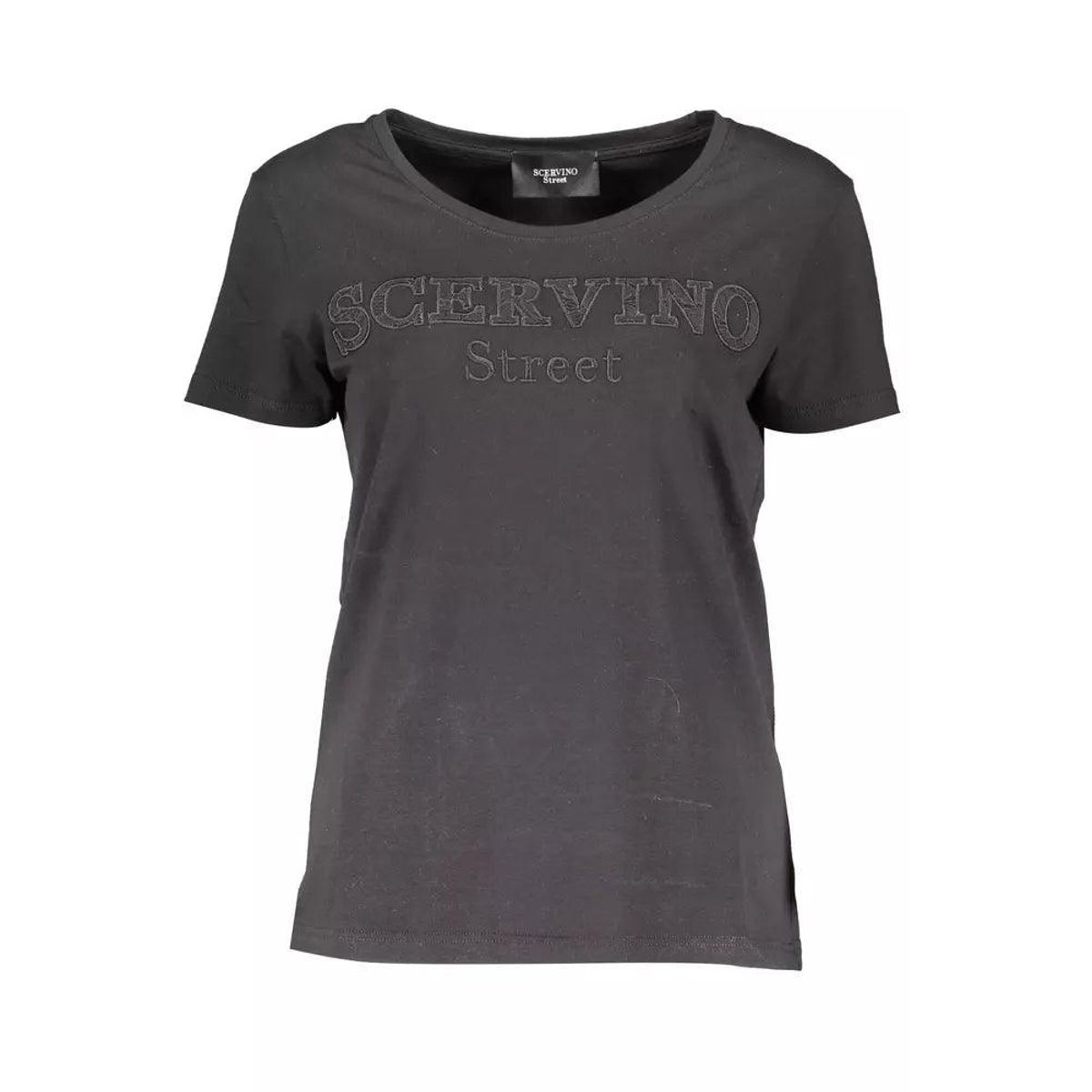 Scervino Street Sort Bomuld Tops & T-Shirt