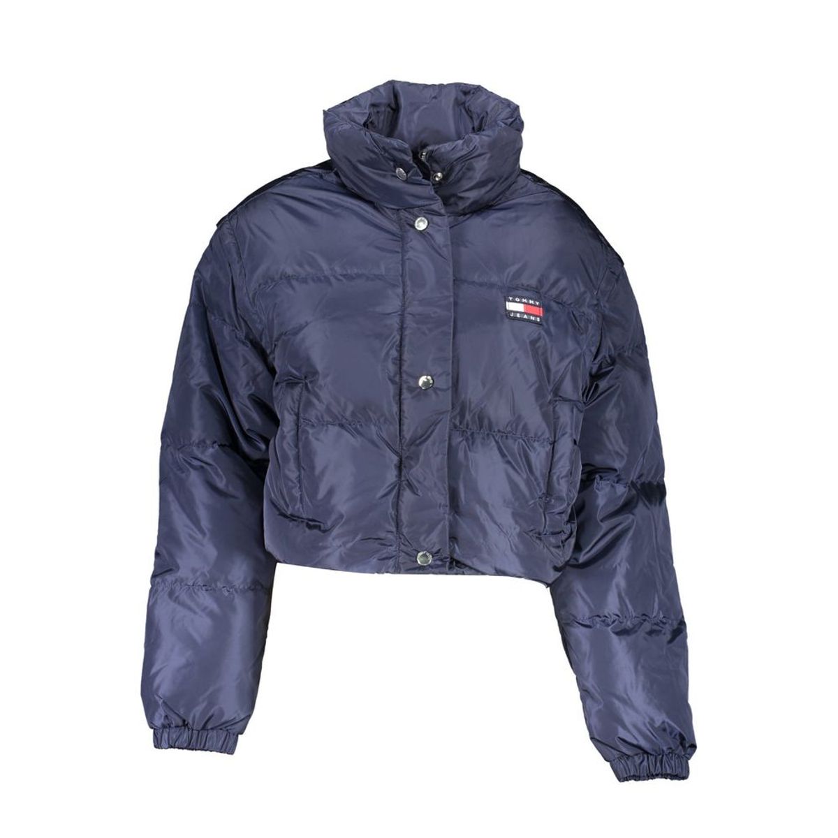 Tommy Hilfiger Eco-Conscious Blue Nylon Short Jacket