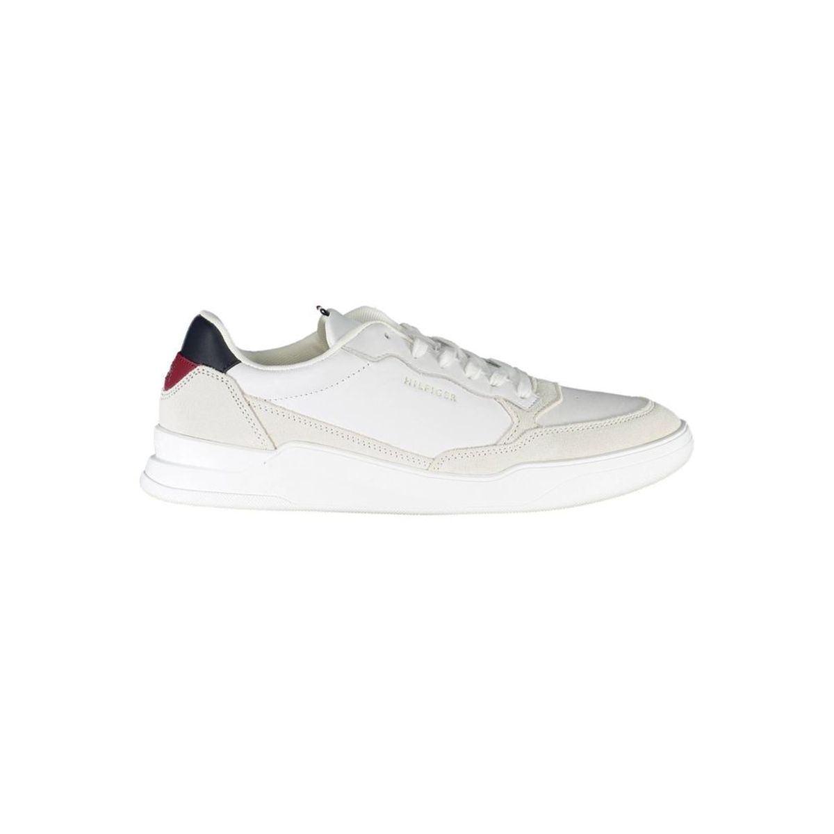 Tommy Hilfiger Eco-Conscious White Sneakers with Logo Accent