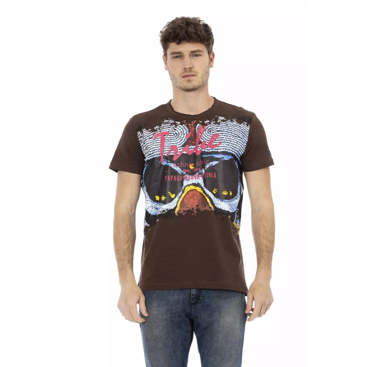 Trussardi Action Brun Bomuld T-Shirt