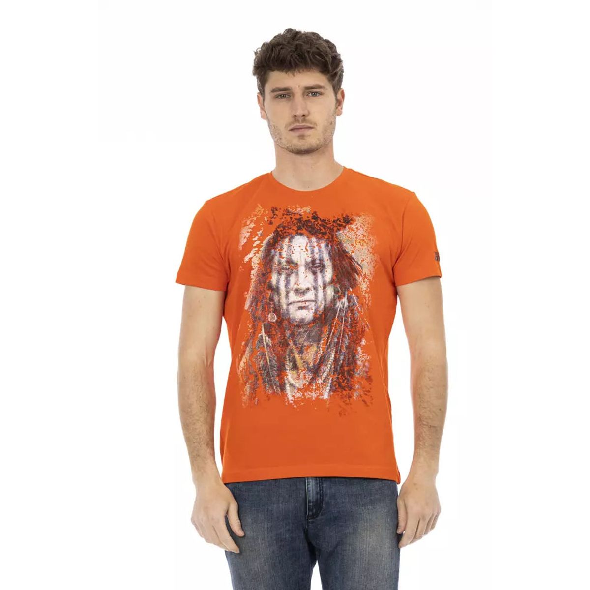 Trussardi Action Orange Bomuld T-Shirt