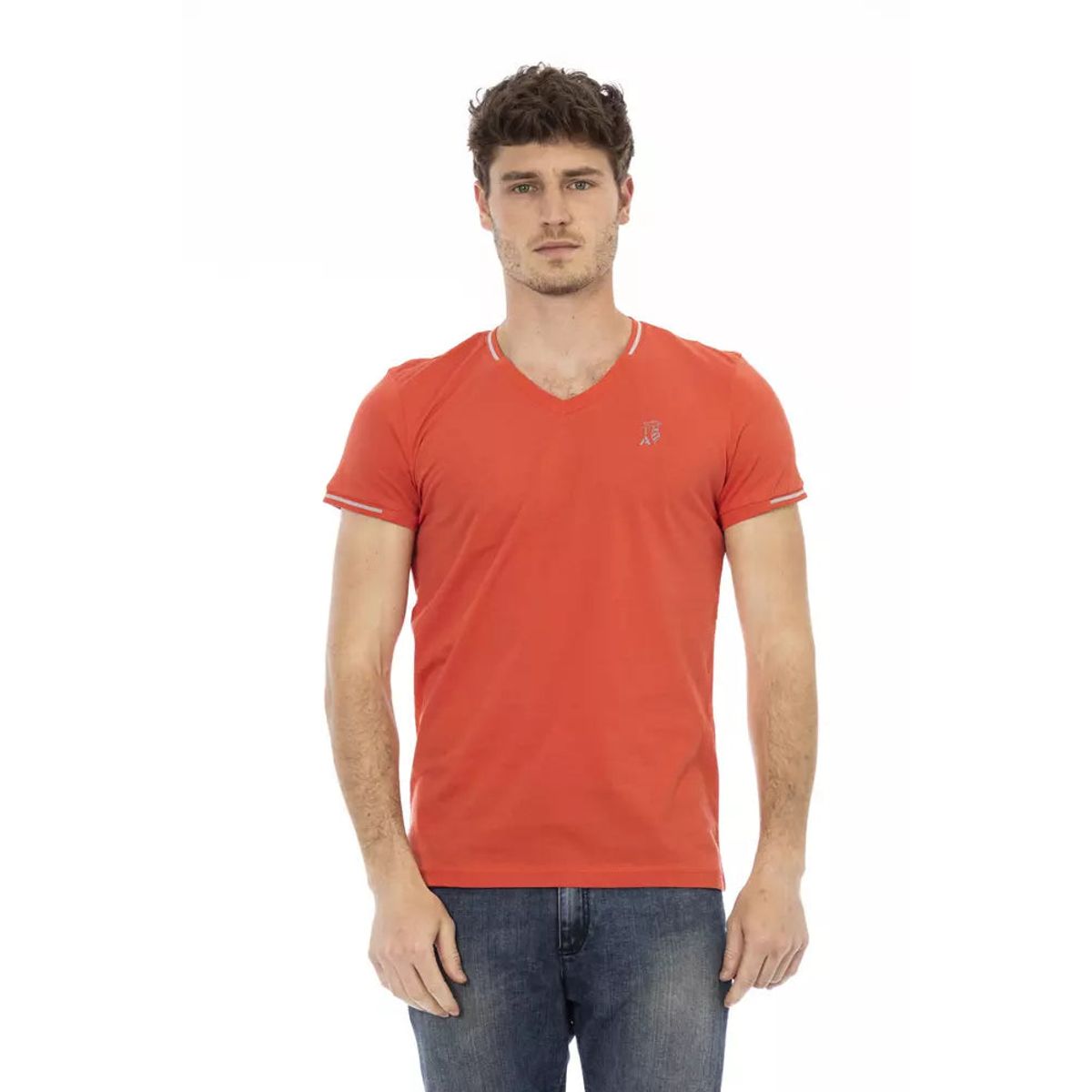 Trussardi Action Orange Bomuld T-Shirt