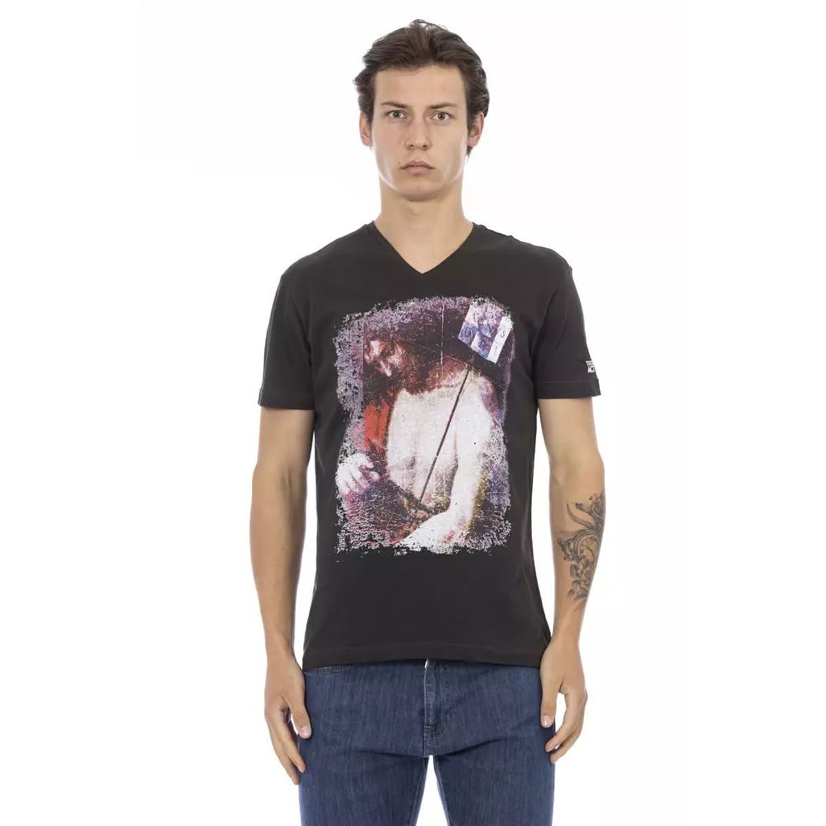 Trussardi Action Sort Bomuld T-Shirt