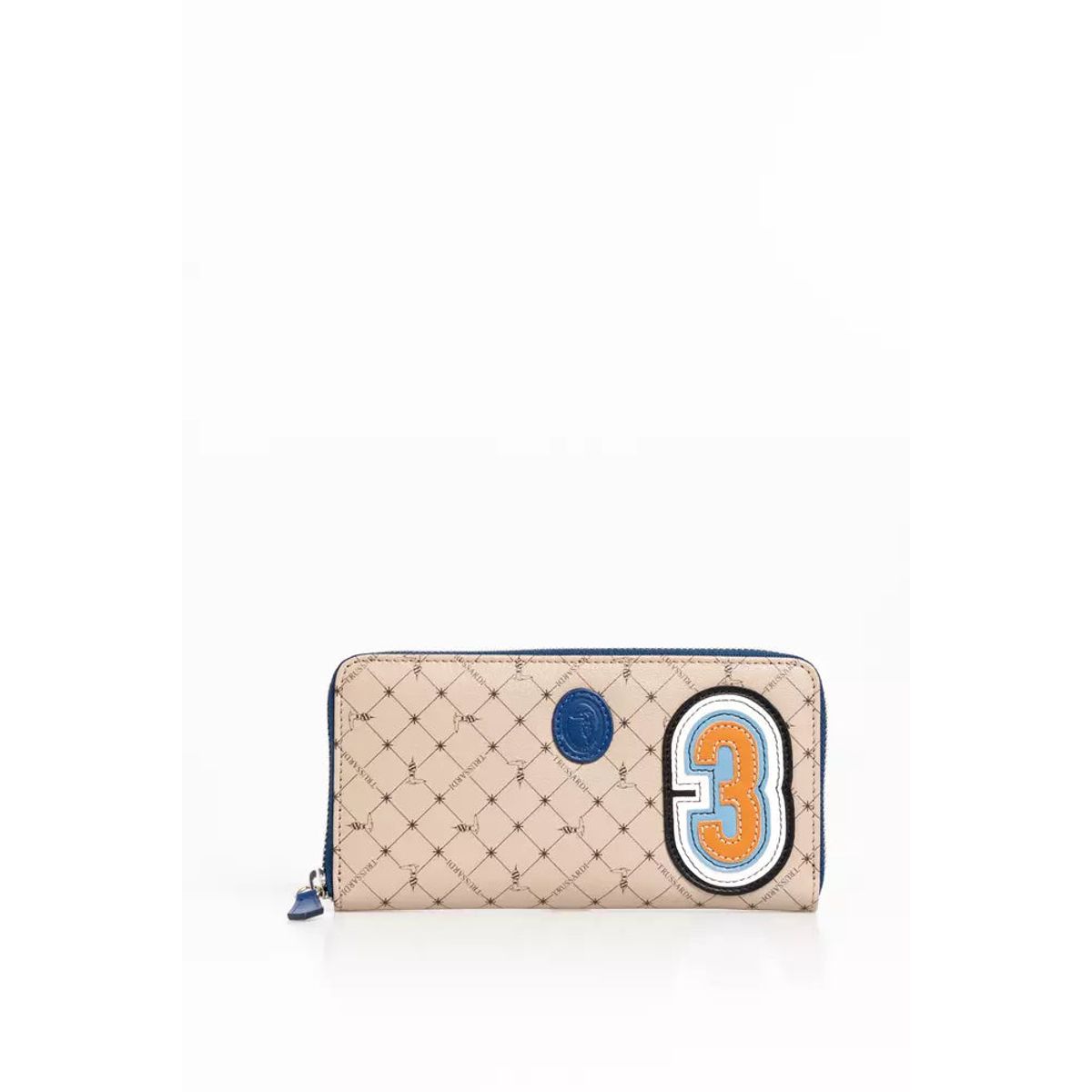 Trussardi Beige Leather Herre Wallet