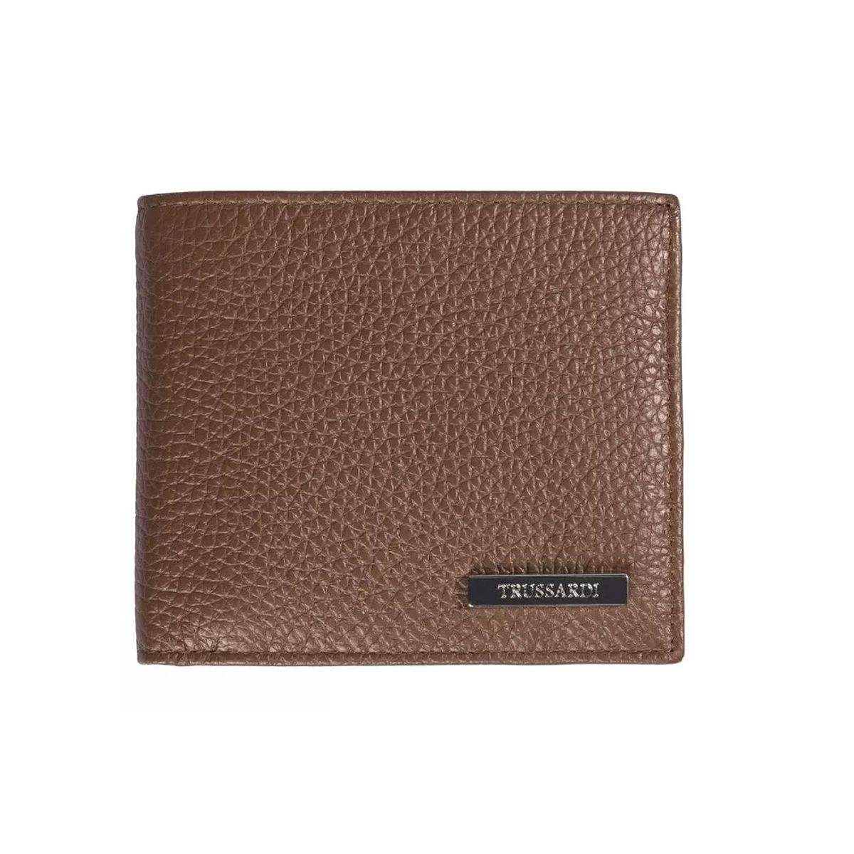 Trussardi Brown Leather Herre Wallet