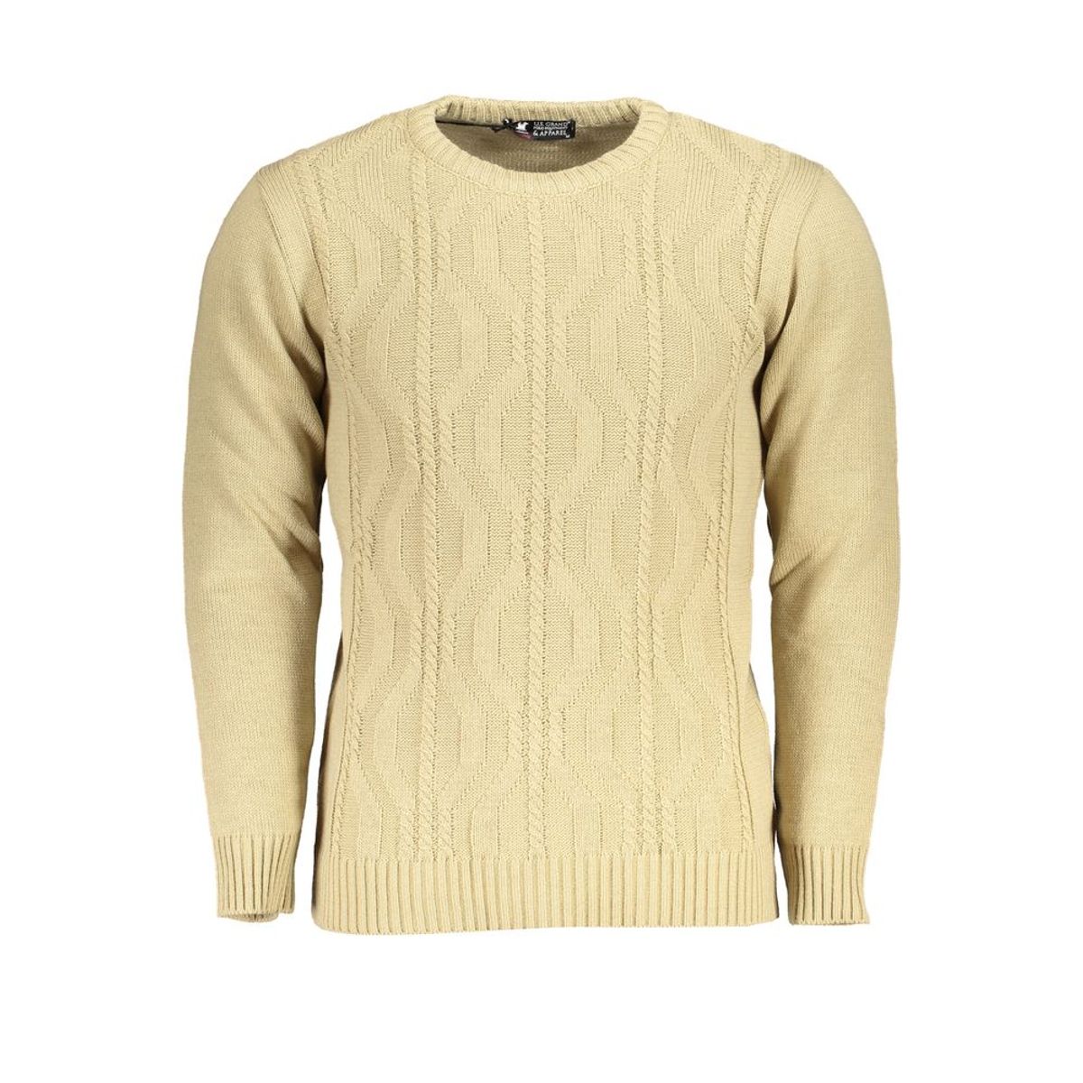 U.S. Grand Polo Beige Fabric Sweater