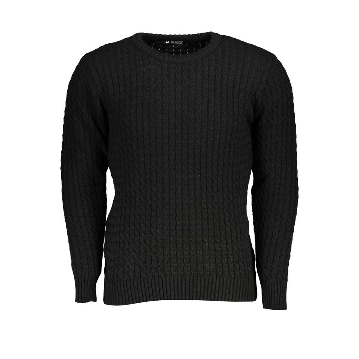 U.S. Grand Polo Twisted Crew Neck Classic Sweater