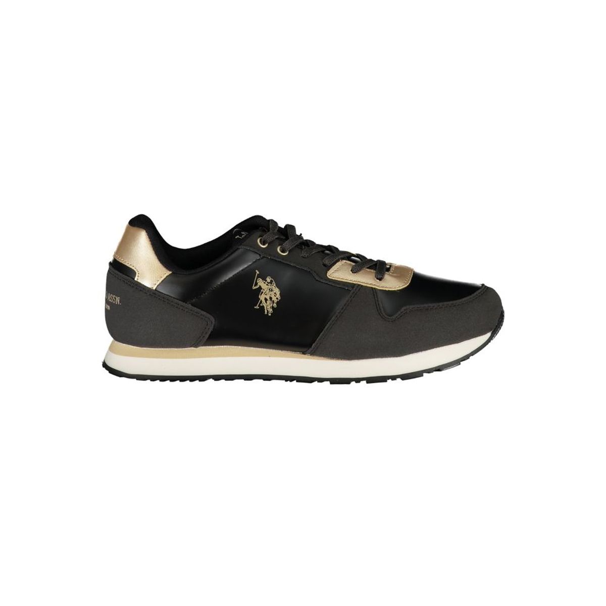 U.S. POLO ASSN. Black Polyester Sneaker